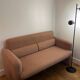Canapé L 140 cm rouge corail, HK Living