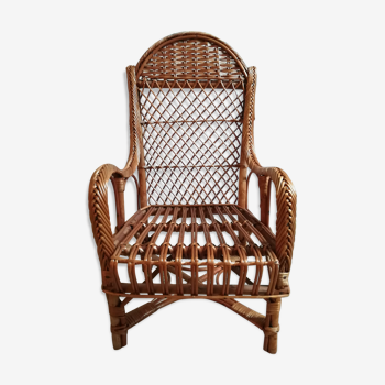 Wicker child chair