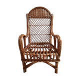 Fauteuil enfant en osier