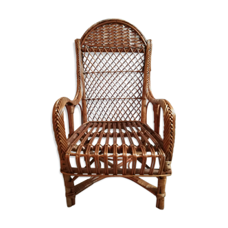 Fauteuil enfant en osier