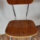 Duo de chaises en formica années 70