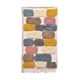 Handmade Berber hallway rug made of wool.