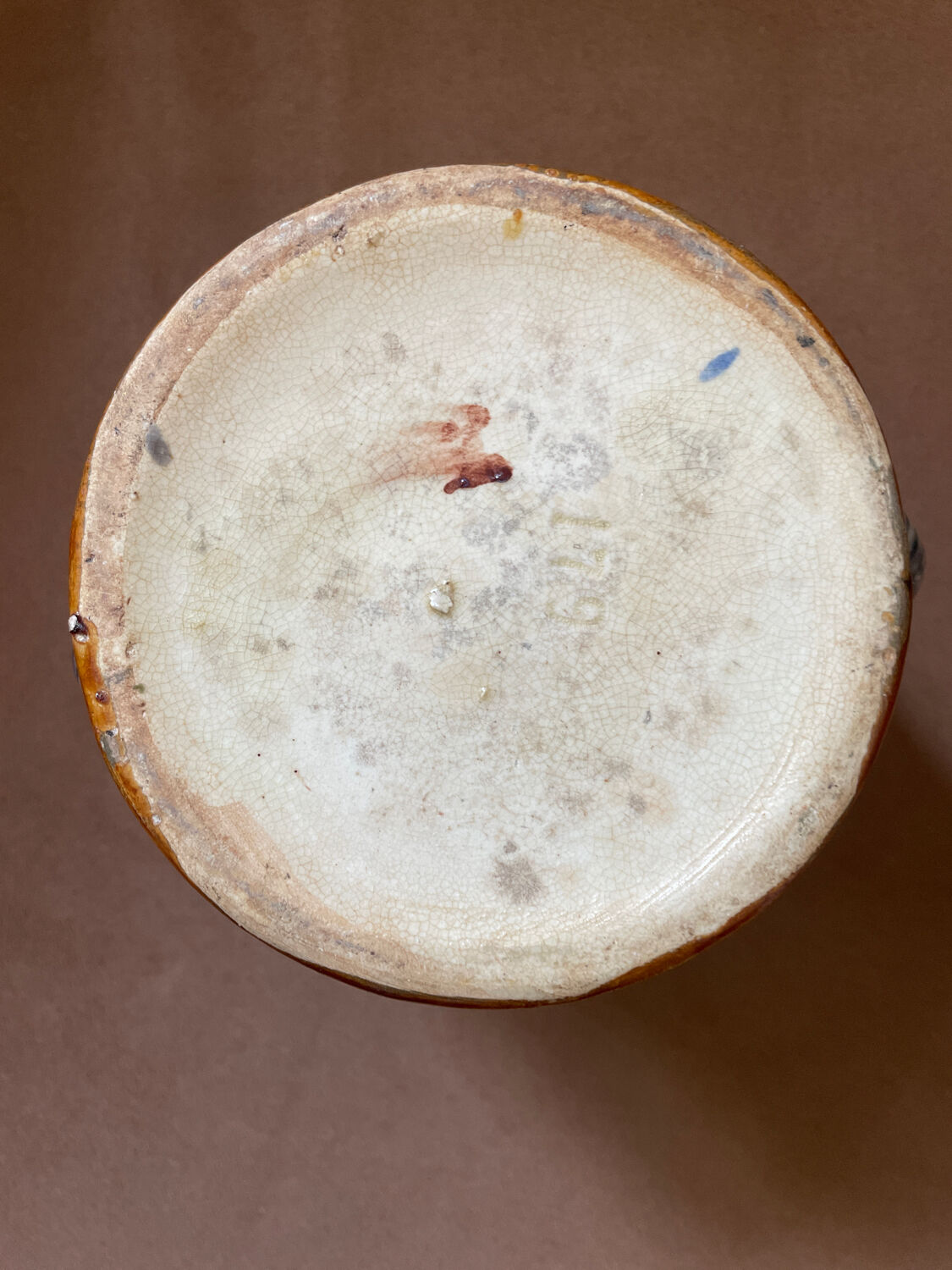 Pot in slip nineteenth century