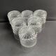 6 Verres à whisky cristal taillé