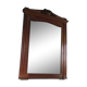 Antique carved solid wood buffet mirror, late 19th century.
