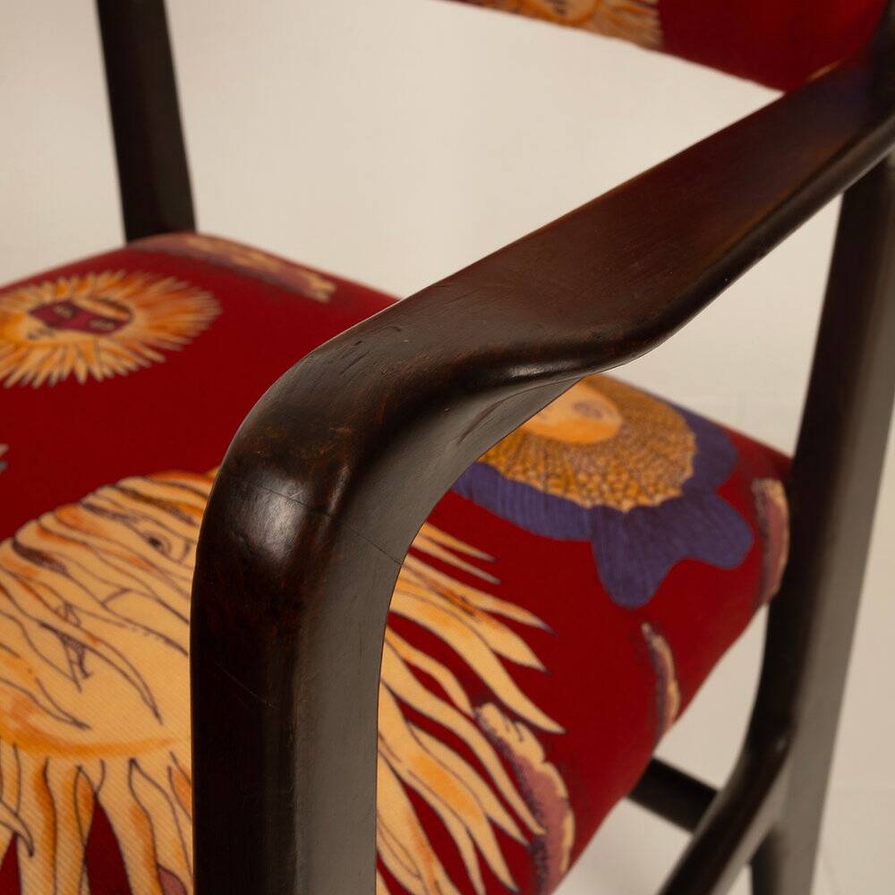110 Chair by Gio Ponti and Fornasetti for Cassina, 1953