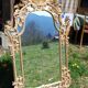 Baroque wooden wall mirror carved by Chelini  98x158cm