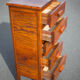 Wooden storage unit with 5 drawers, vintage wooden chest of drawers