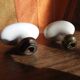 Porcelain door knob handles