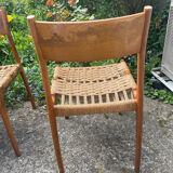 Set of 6 chairs signed GESSEF "Havana"