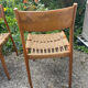 Set of 6 chairs signed GESSEF "Havana"