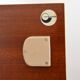 Scandinavian teak desk 2 pedestals 3 drawers 1960s