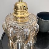 Vintage amber glass walker