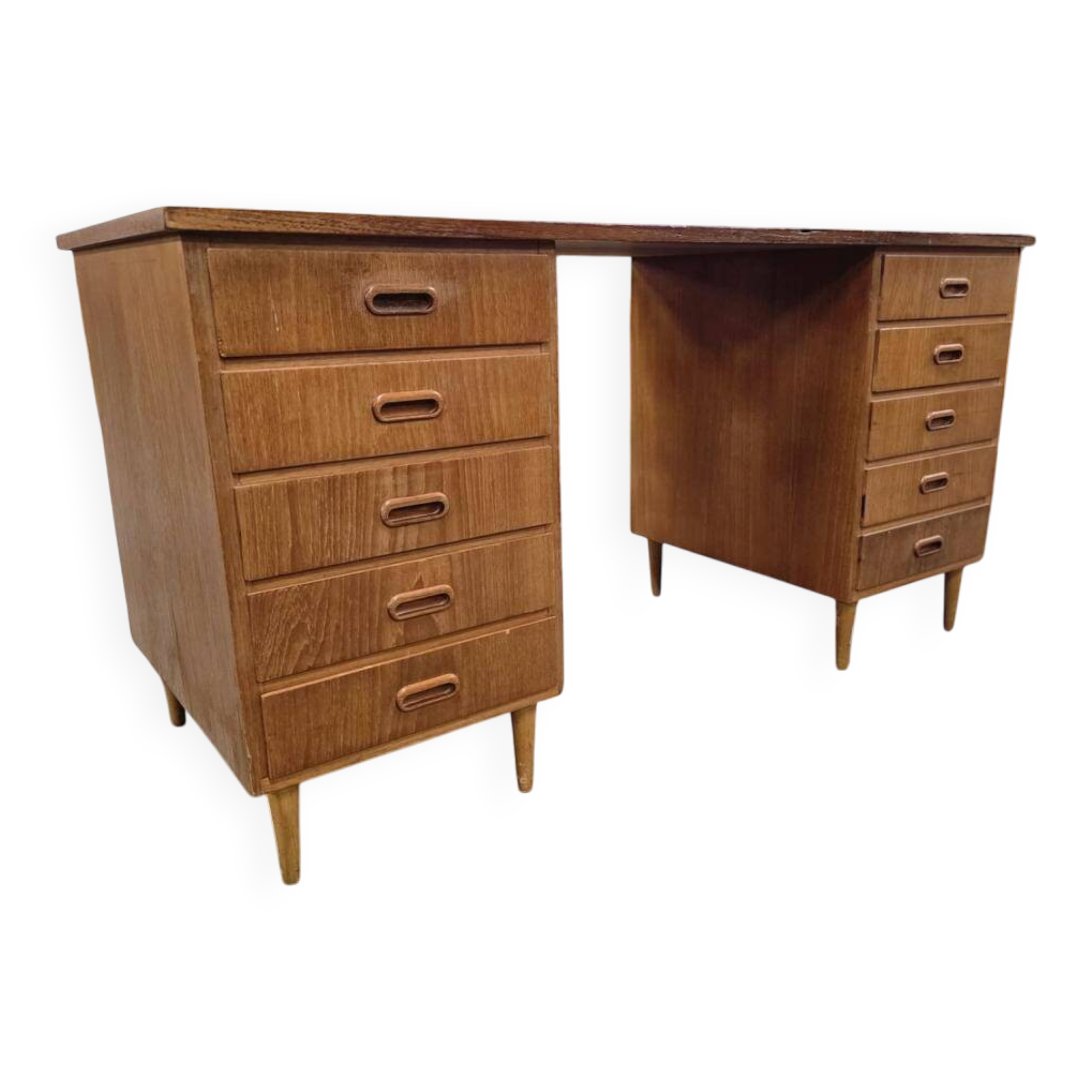 Bureau en bois vintage / bureau