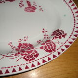 Plat ovale en faience sarreguemines modèle elise (36,5 x 24,2 cms)