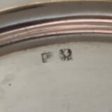 Silver metal basket