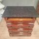 Commode en acajou style empire