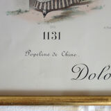 Fashion engraving "Dolorés" circa 1890