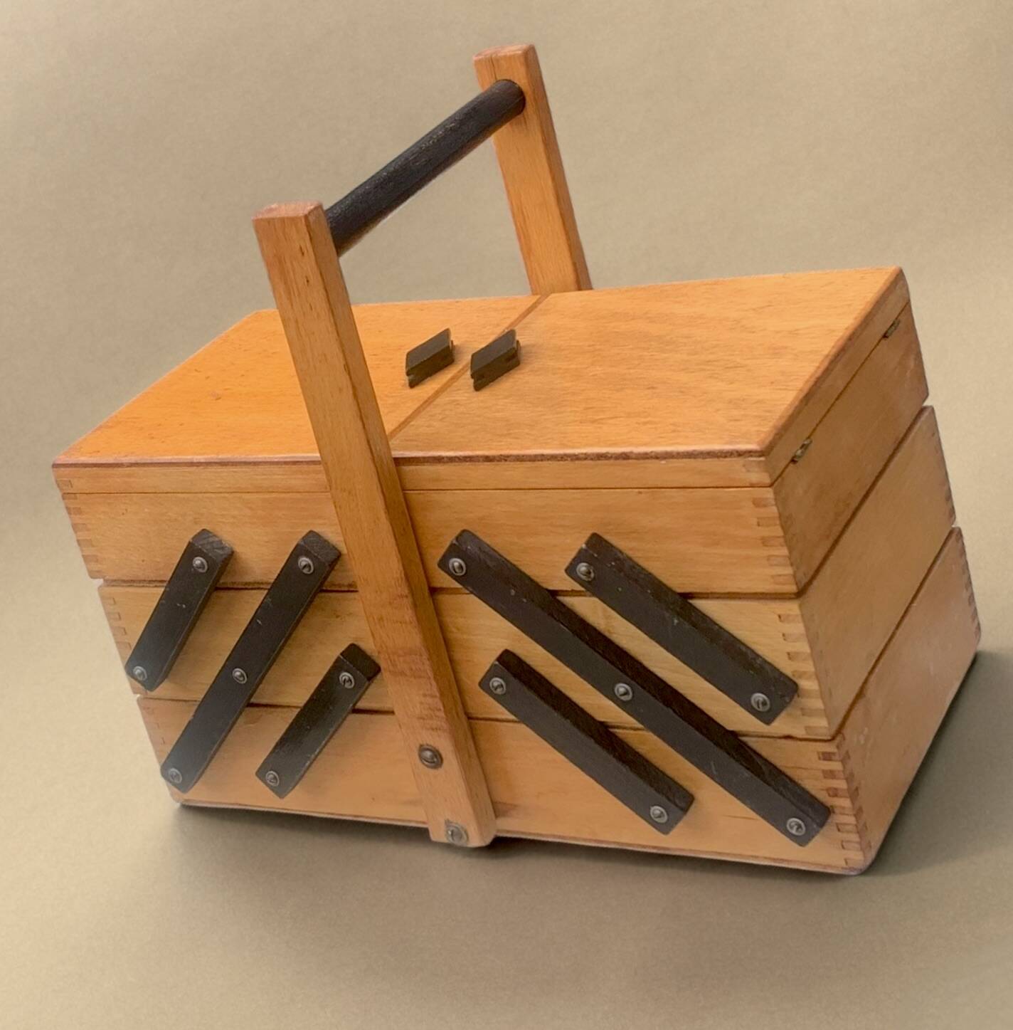 Worker - vintage wooden sewing box