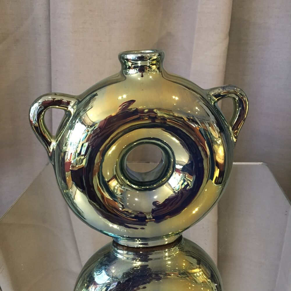 Soliflore in gres flame of rambervillers in the shape of a gourd