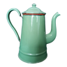 Cafetière émaillée verte