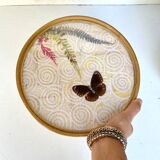 Vintage butterfly tray