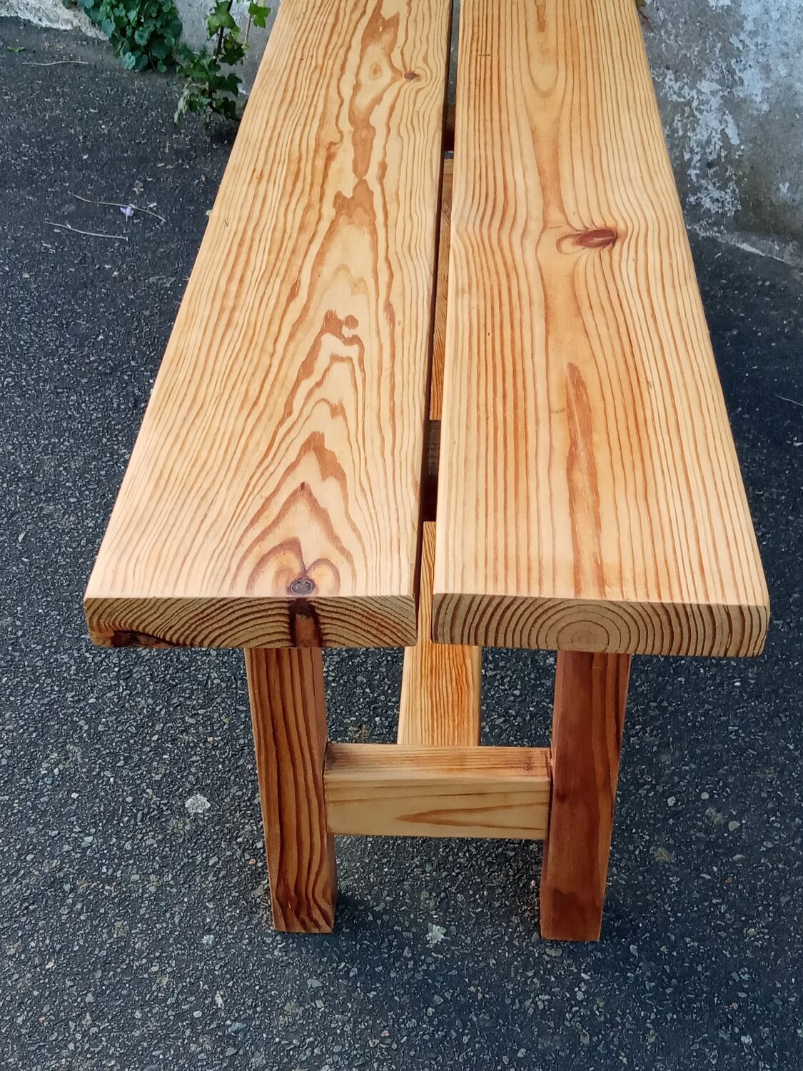 Natural pine bench 130 cm