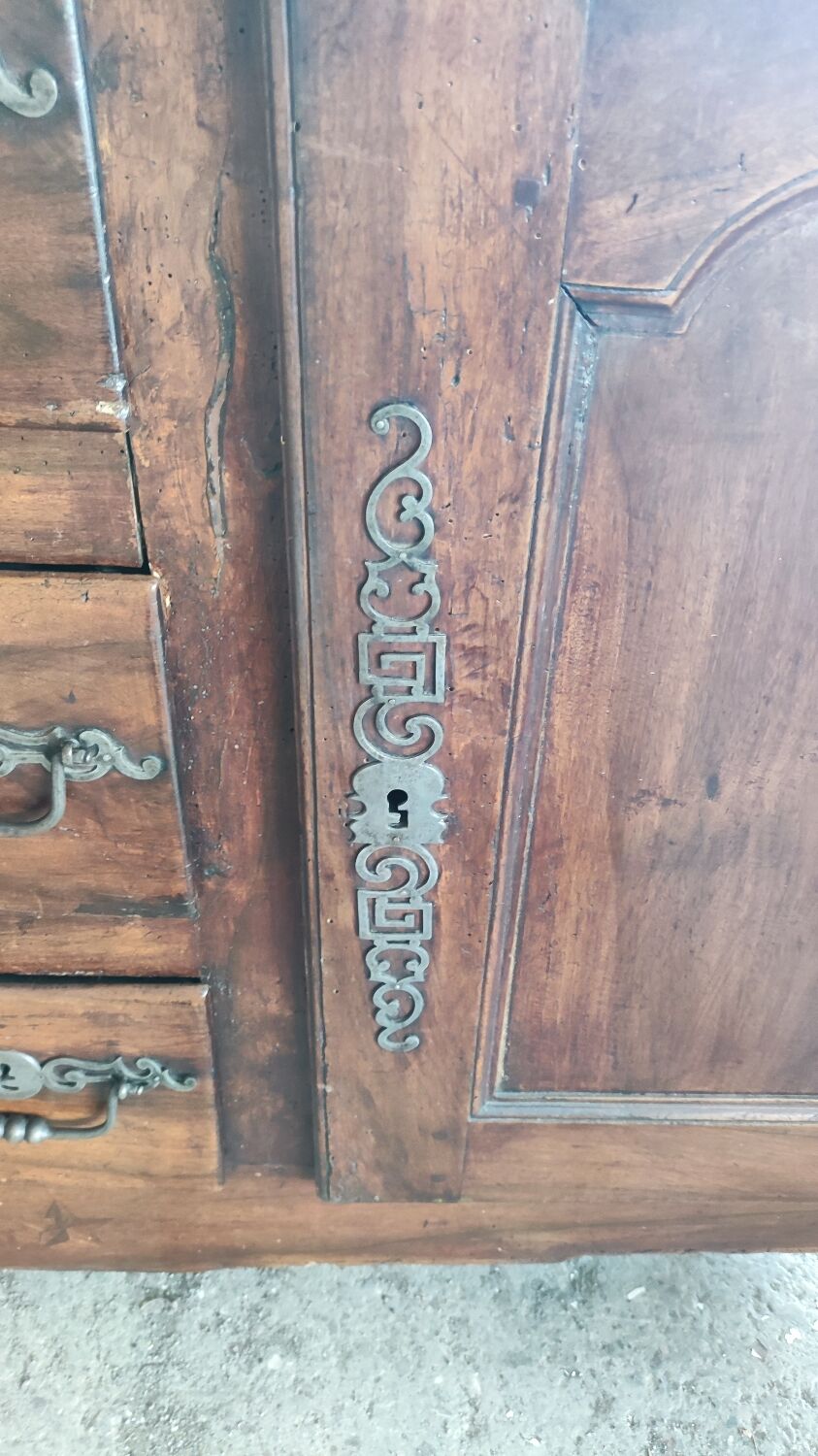 Sideboard 2 doors 3 drawers walnut