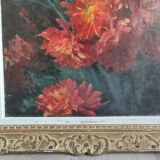 Painting bouquet of flower ellie signed Miller Ranson