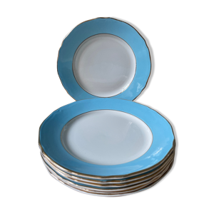 lot de 7 assiettes plates