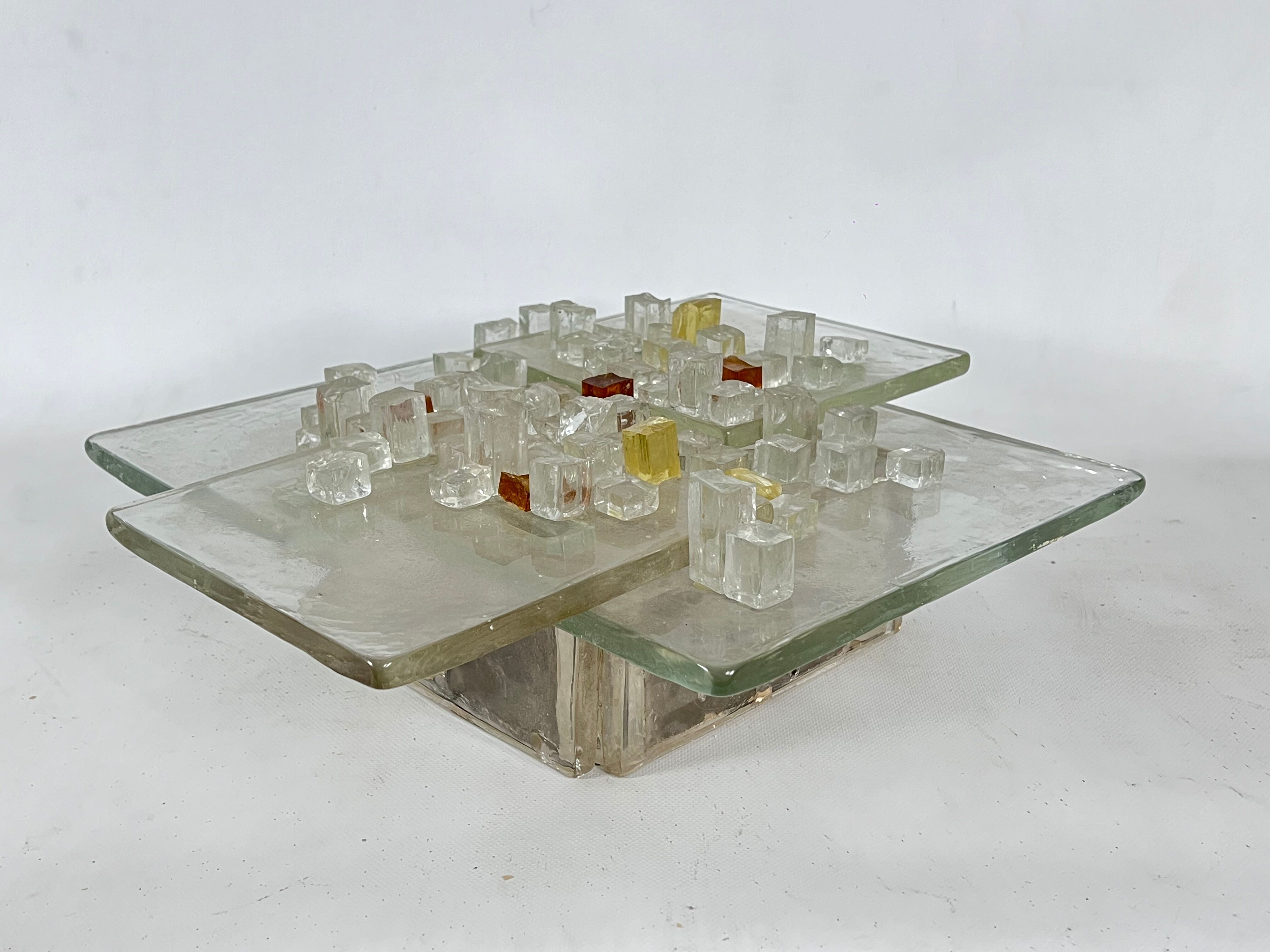 Mid-Century Murano Glass wall light by Albano Poli for Poliarte. Italy 1970s