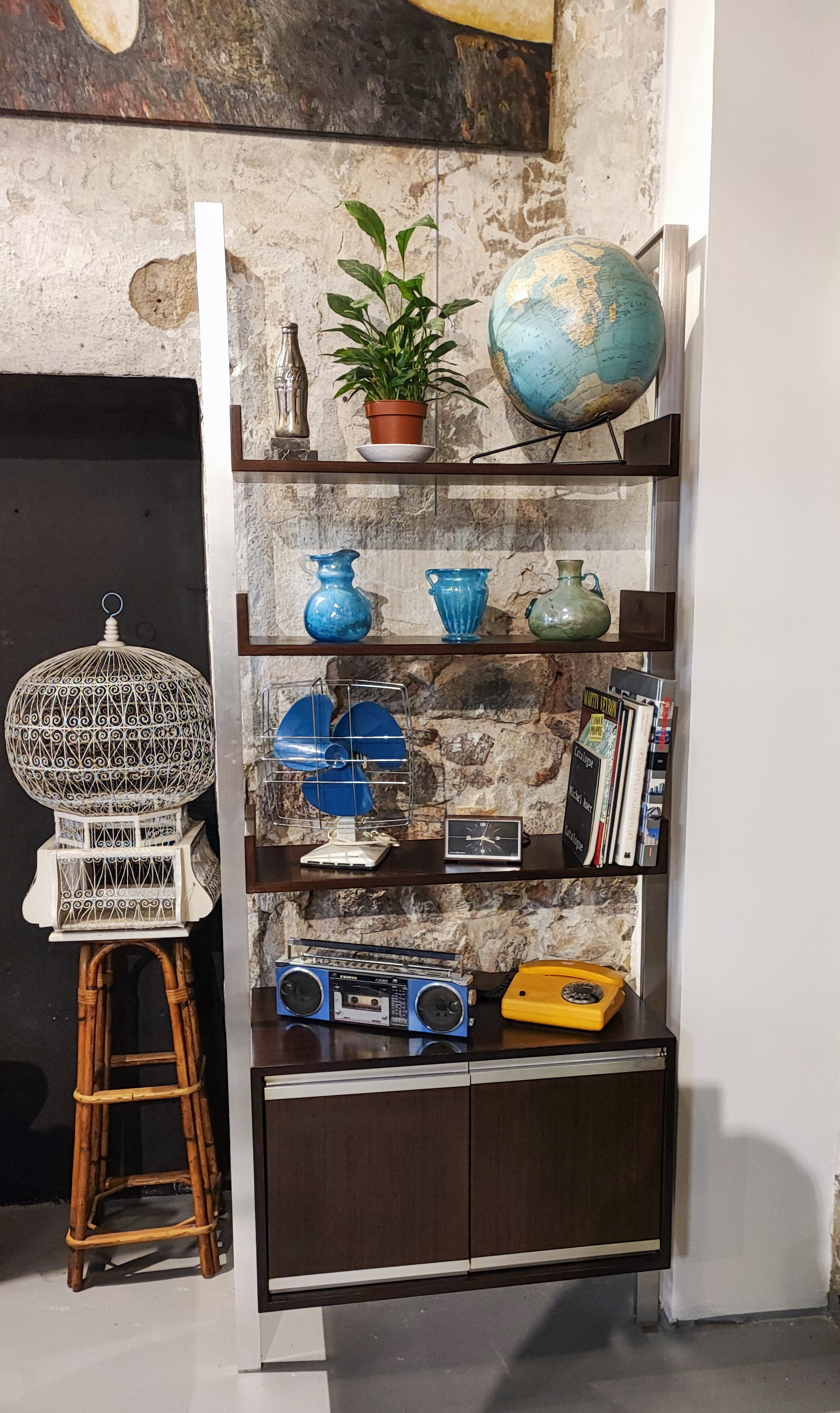 Wall shelf cabinet by designer Michel Ducaroy for the home line Roset