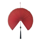 Éventail chinois à pompon de décoration