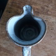 Stoneware pitcher from Berry signed Les Poteries de la Vallée Noire.