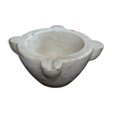 Carrara marble mortar of eighteenth period 37 x 18 cm