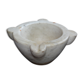 Mortier en marbre de Carrare d'époque XVIIIème 37 x 18 cm