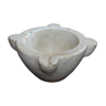 Carrara marble mortar of eighteenth period 37 x 18 cm