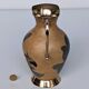 Pitcher, Hand painted brass jug