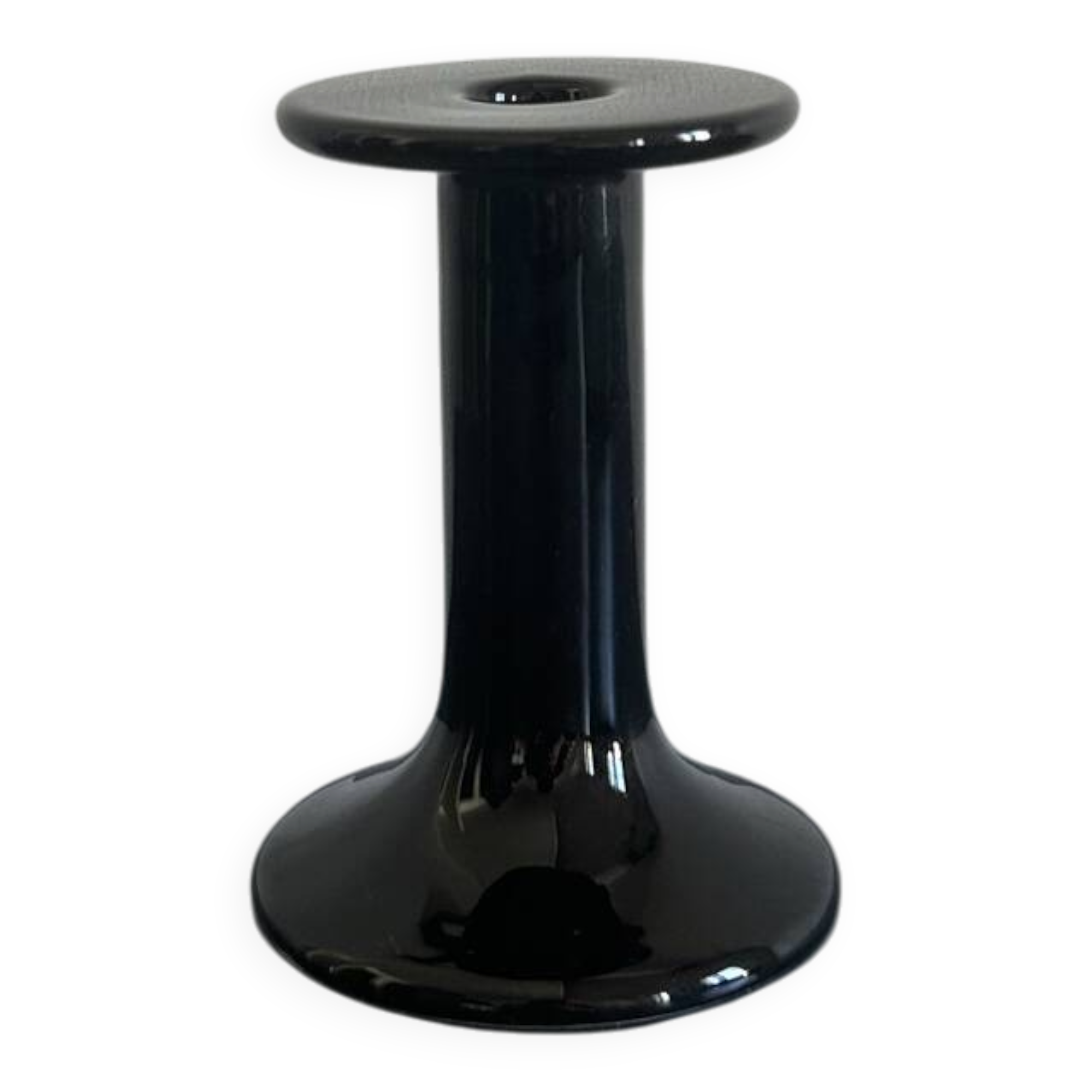 Black ceramic candlestick ASA selection Germany