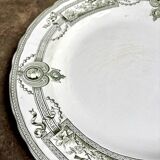 Round ironstone dish from St Amand and Hamage, "Medallion" service