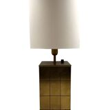 Hollywood regency brass table lamp base, Romeo Rega Italy, 1970s