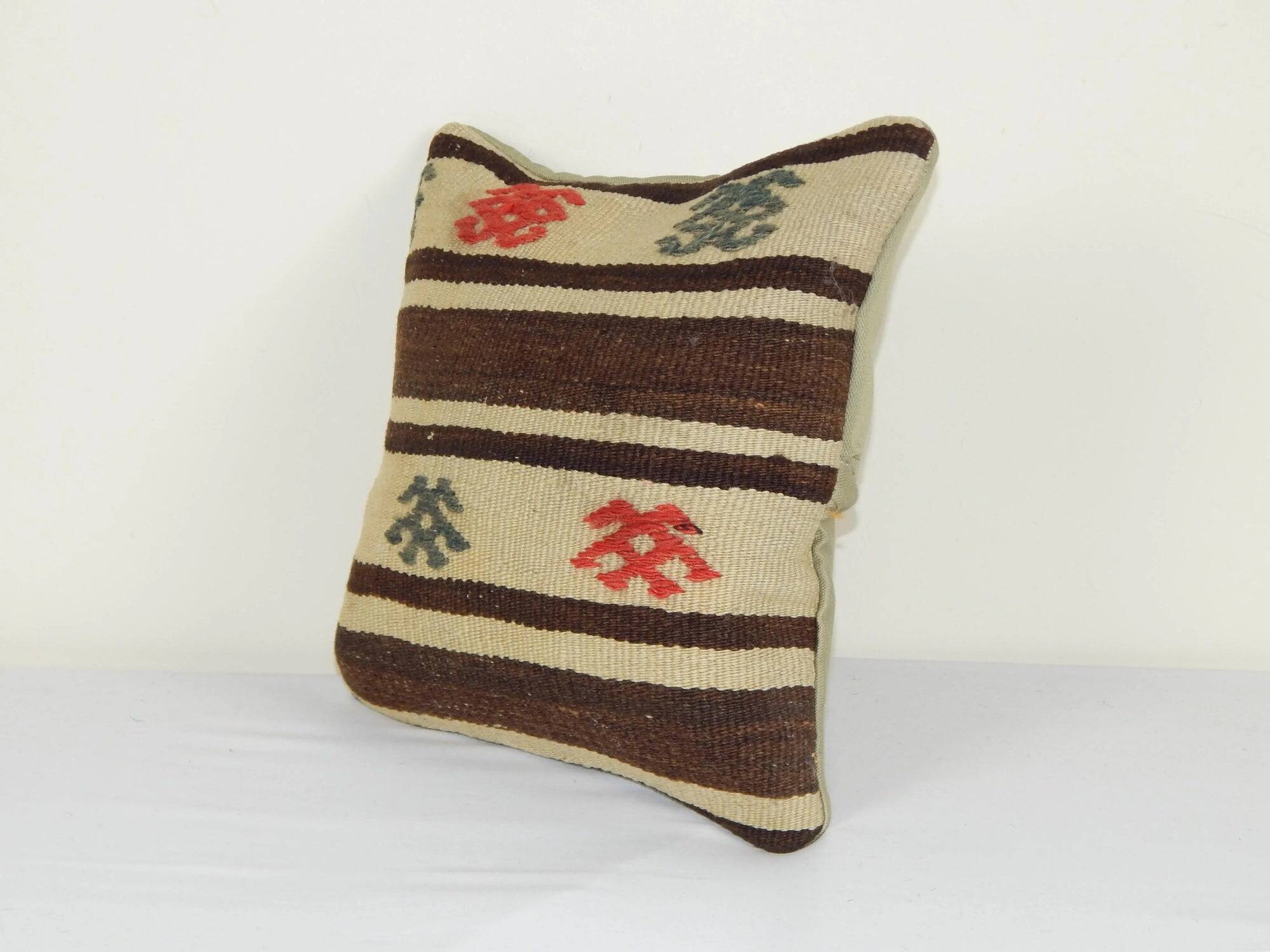 Vintage kilim cushion cover 30x30 cm
