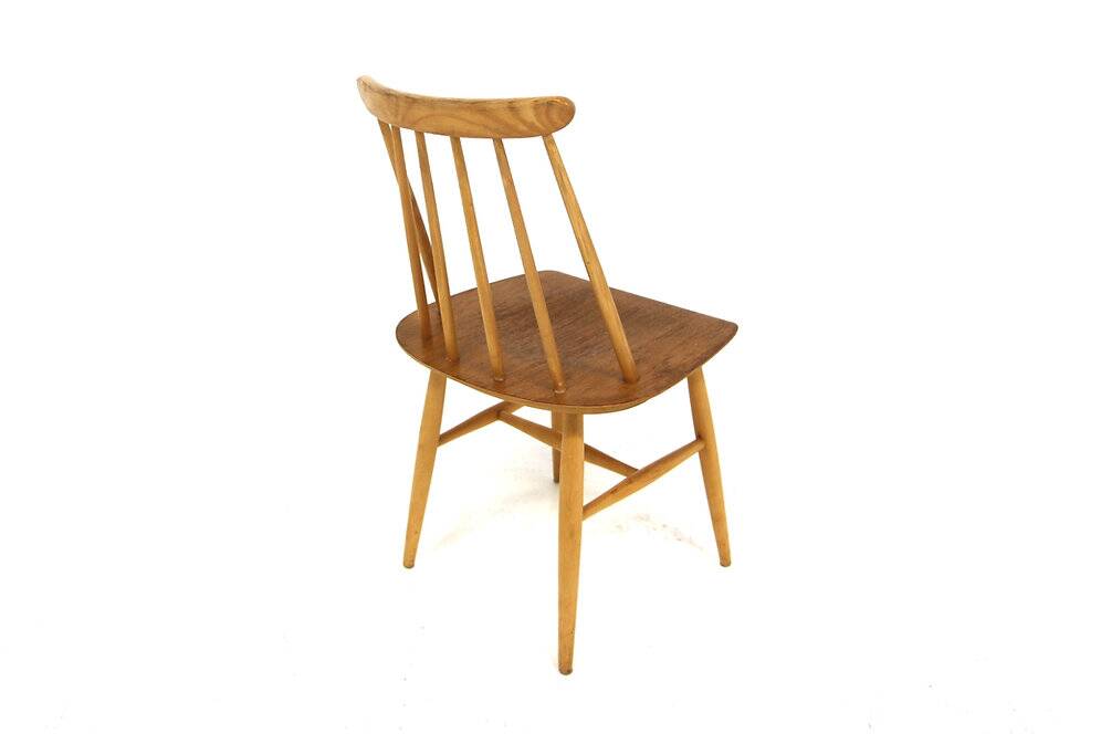 Scandinavian Fanett "pinnstol" chair by Ilmari Tapiovaara, Sweden, 1960