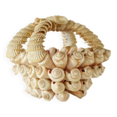 70s Shell Decorative Basket.