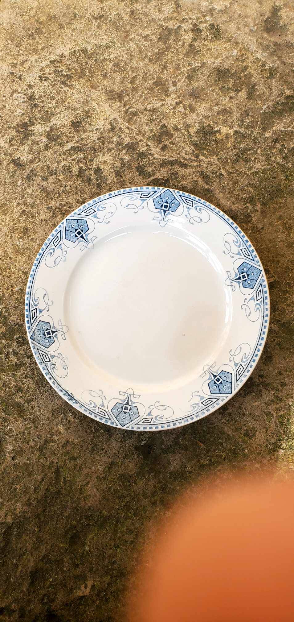 U&C Sarreguemines flat plate Germaine model