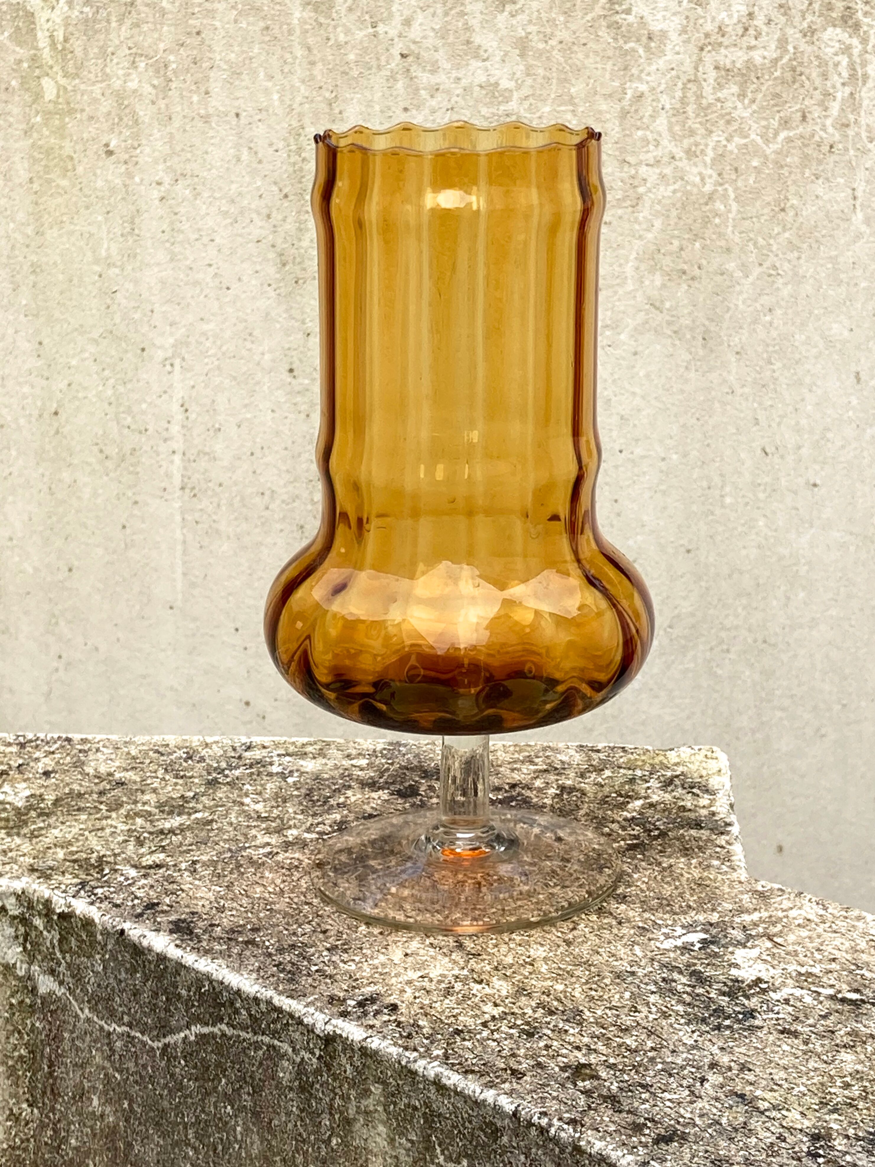 Blown glass vase