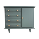 Gray art deco commode