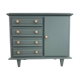 Commode art déco vert de gris