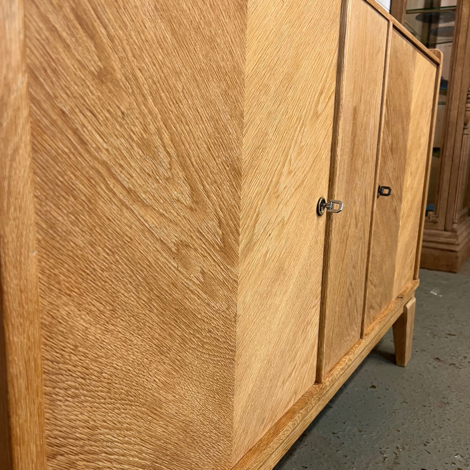 Vintage sideboard two oak doors