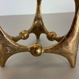 Midcentury Brutalist Bronze Candleholder by Michael Harjes, Germany, 1960s